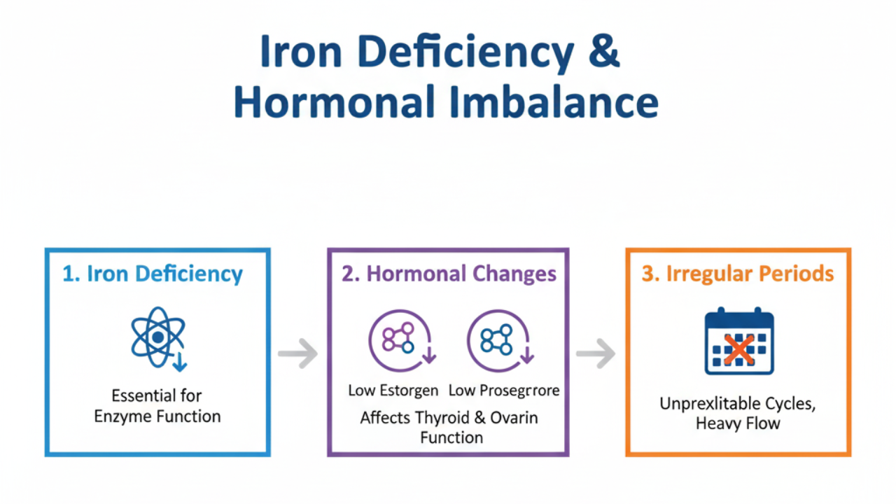can anemia cause irregular periods